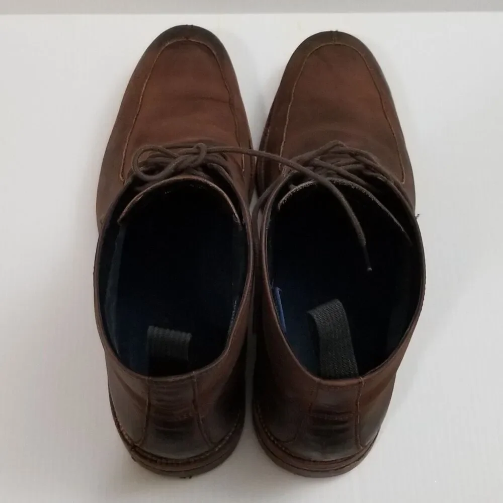 Cole Haan Mens Wagner Grand Apron Chukka Boot Brown Waterproof C28633 Size 10